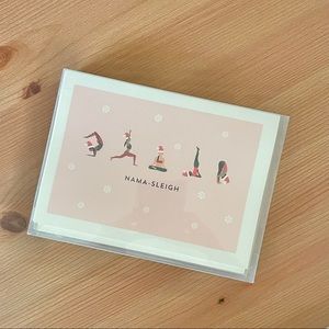 Nama- sleigh yoga holiday Christmas cards